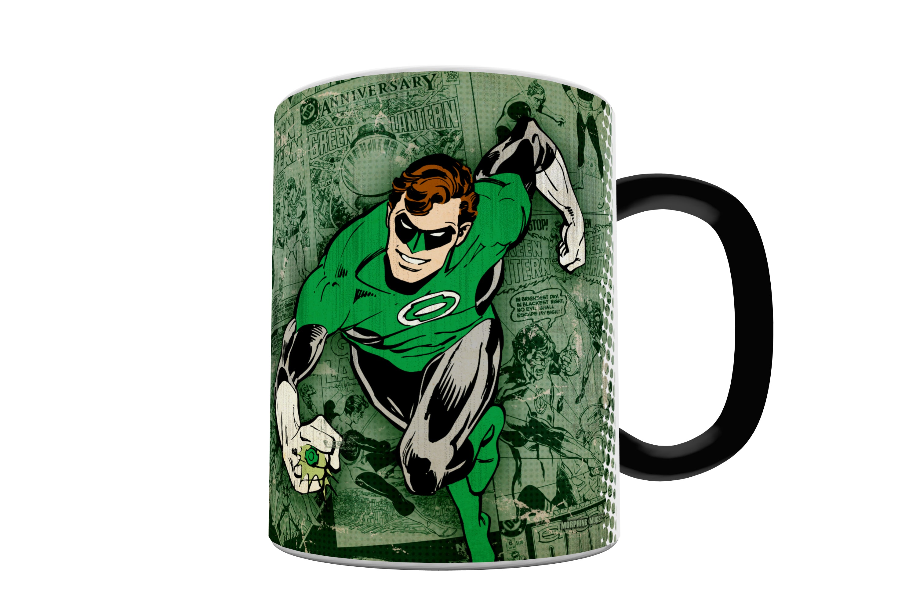 DC Comics (Green Lantern - Retro Logo) Morphing Mugs® Heat-Sensitive Mug MMUG626